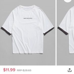 White short sleeve zaful t-shirt XL